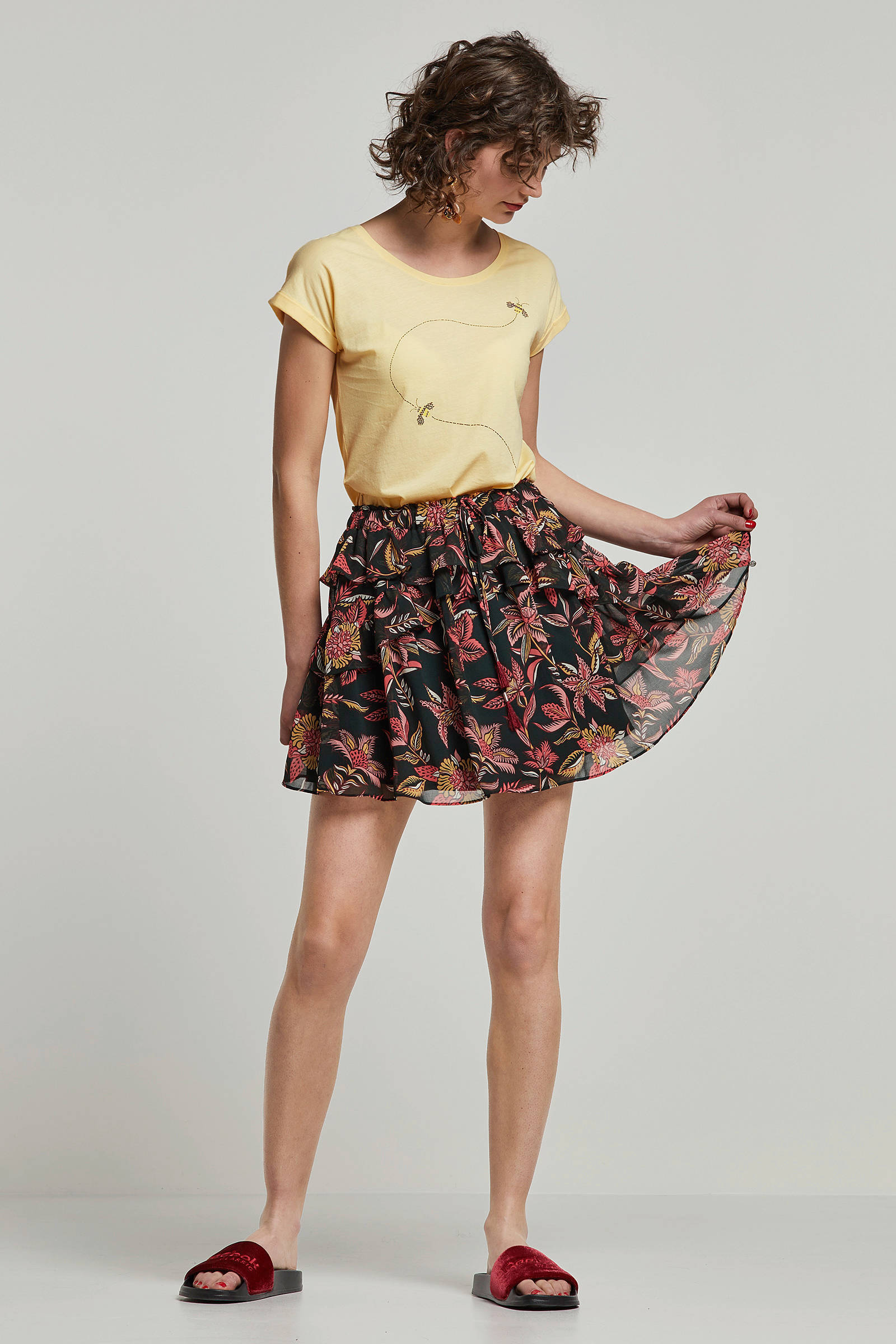 rok met bloemenprint rok met bloemenprint